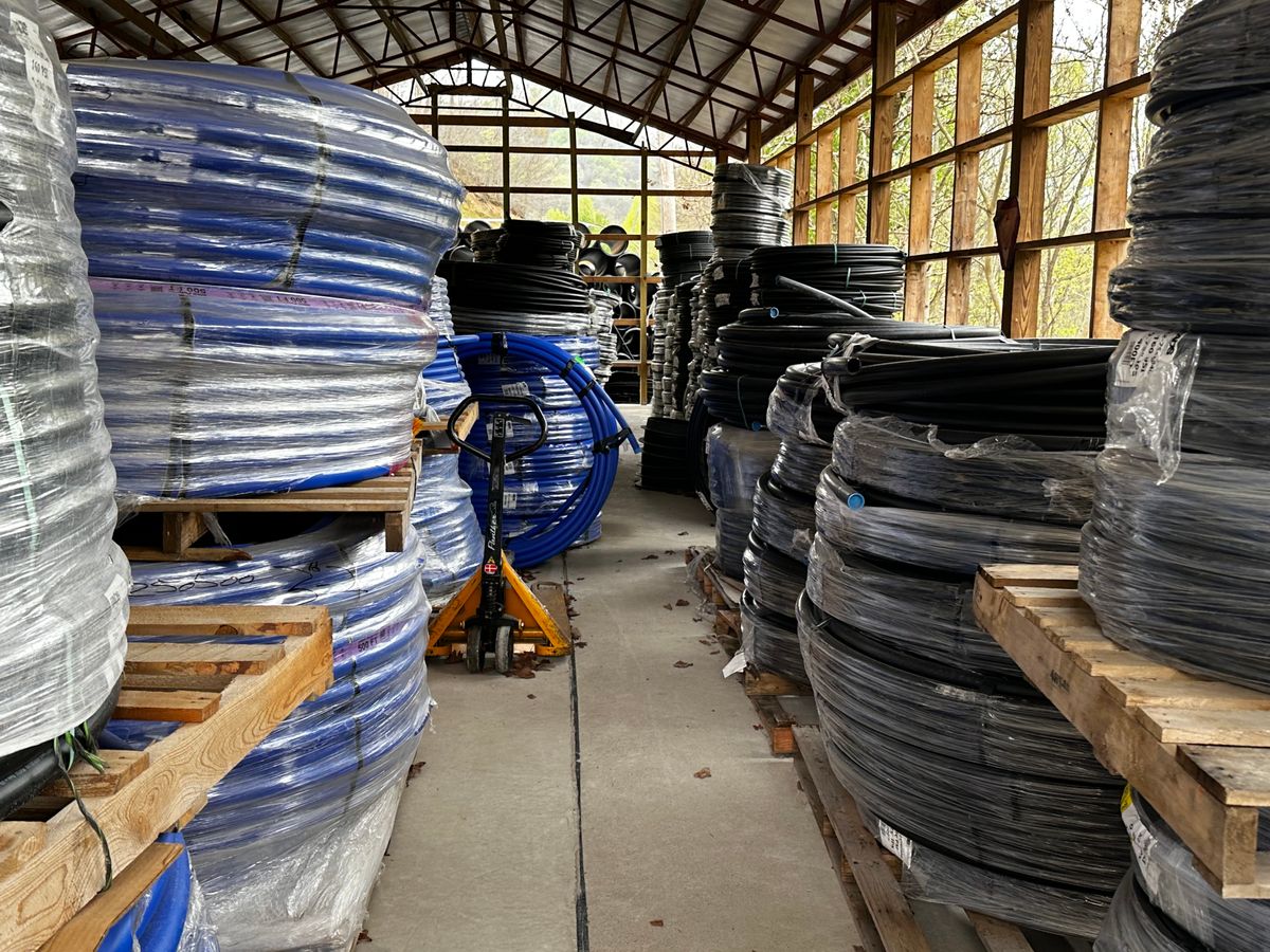 Sale of hdpe waterline for SNL AERATION in Pecks Mill,,  WV