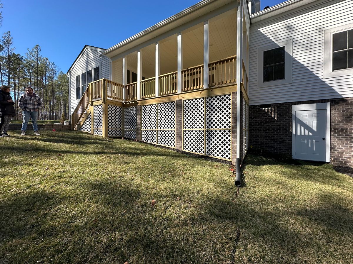 Covered Porches for Lester Contracting LLC in Richmond, VA