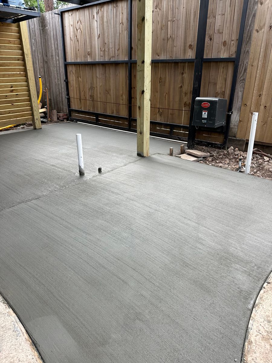 Flatwork for BigTex Concrete Construction in Houston, TX