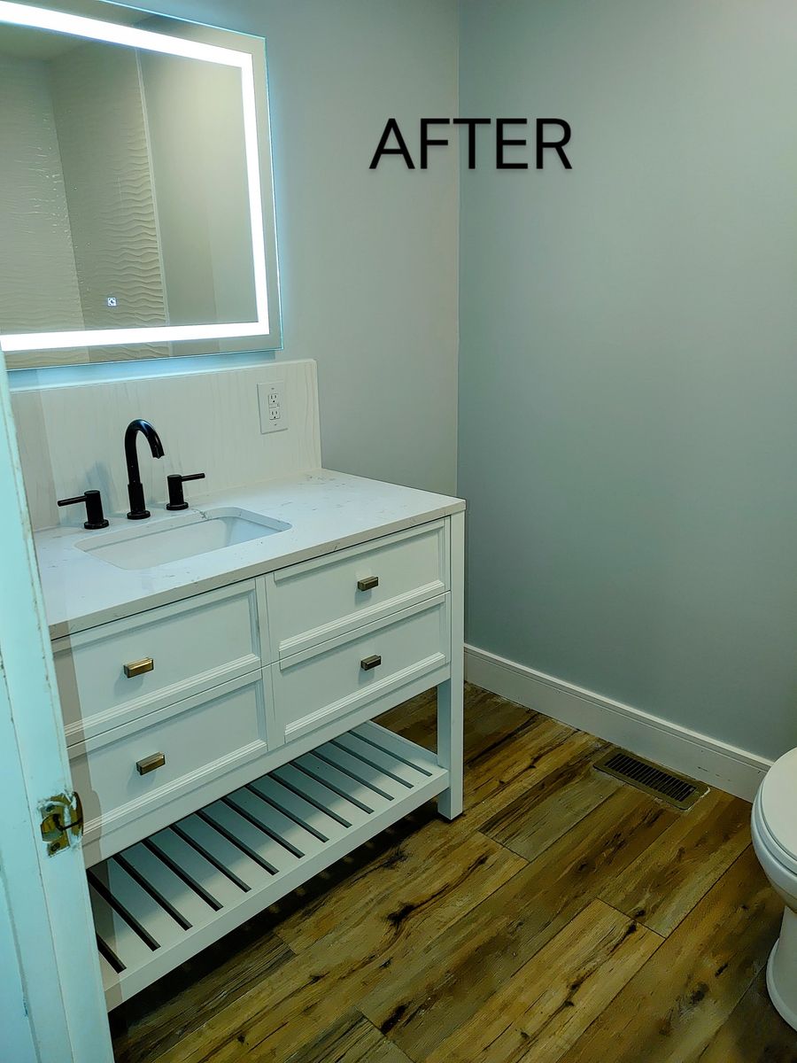 Bathroom Renovation for J.R. and Sons Construction in Sewell, NJ