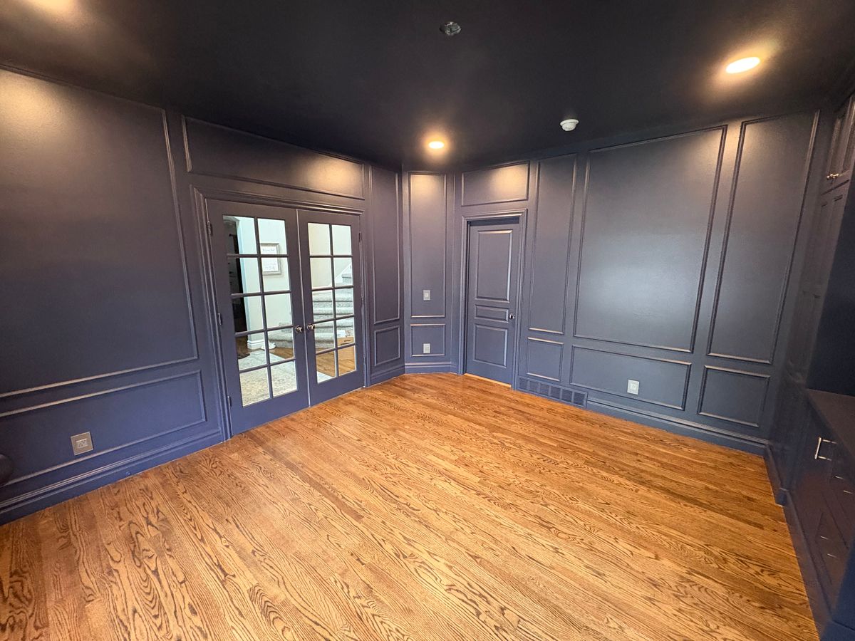 Custom Wall Paneling for Daniel Paints & Builds in Sandy, UT
