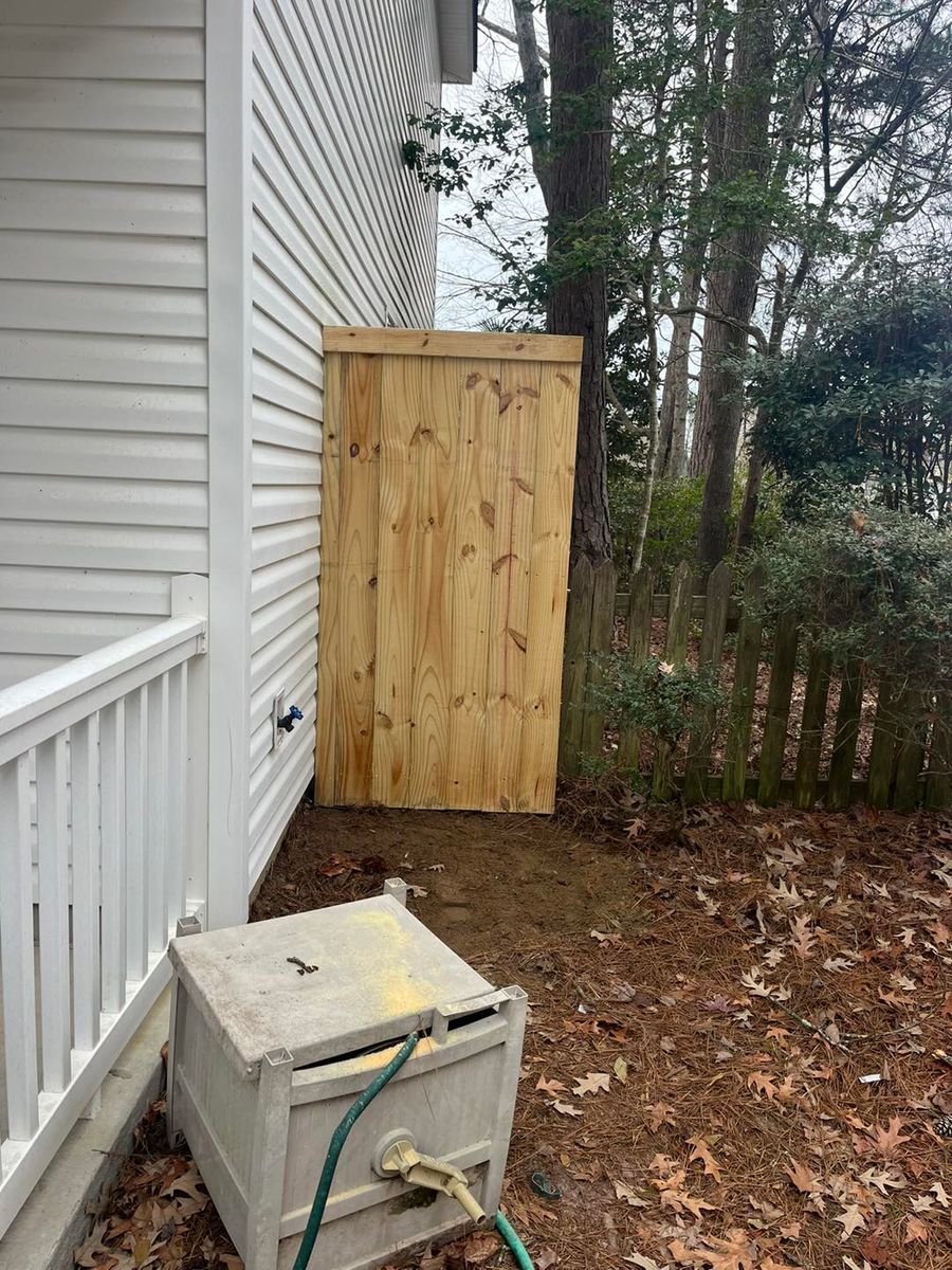 Fencing for Veteran Home Solutions in Summerville, SC