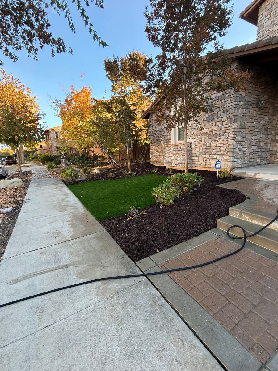 Mulch Installation for CBA Landscaping in Hayward, CA
