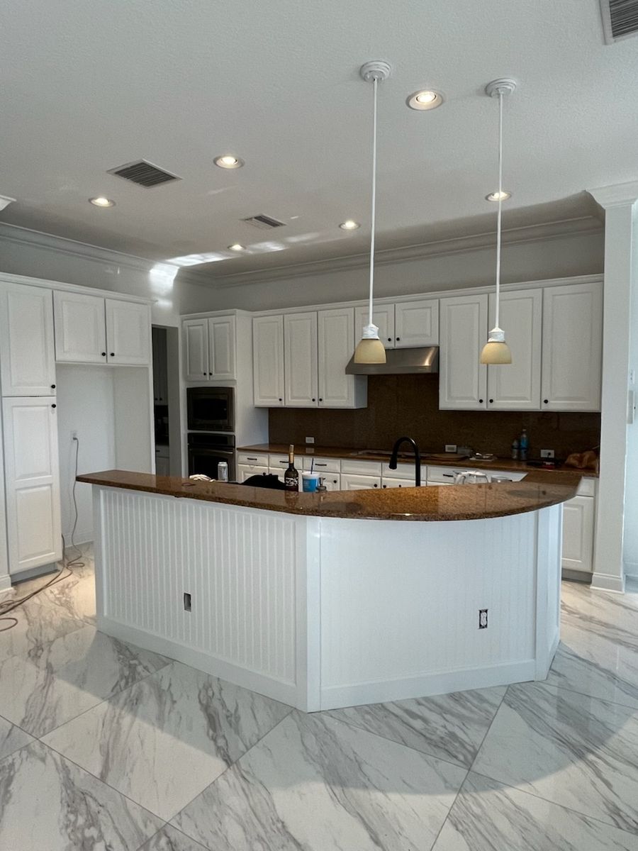 Kitchen and Cabinet Refinishing for Escorpio Painting in Tampa, FL