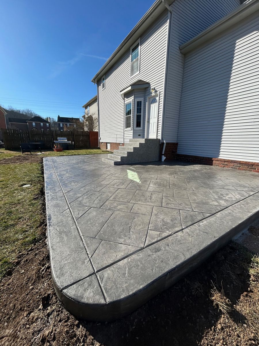 Stamped Concrete for Premier Concrete Scapes in Murfreesboro, TN