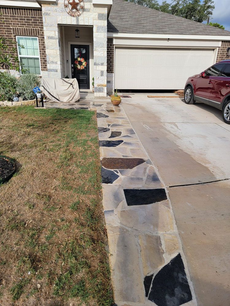 Driveways for Delarosa Masonry in San Antonio, TX
