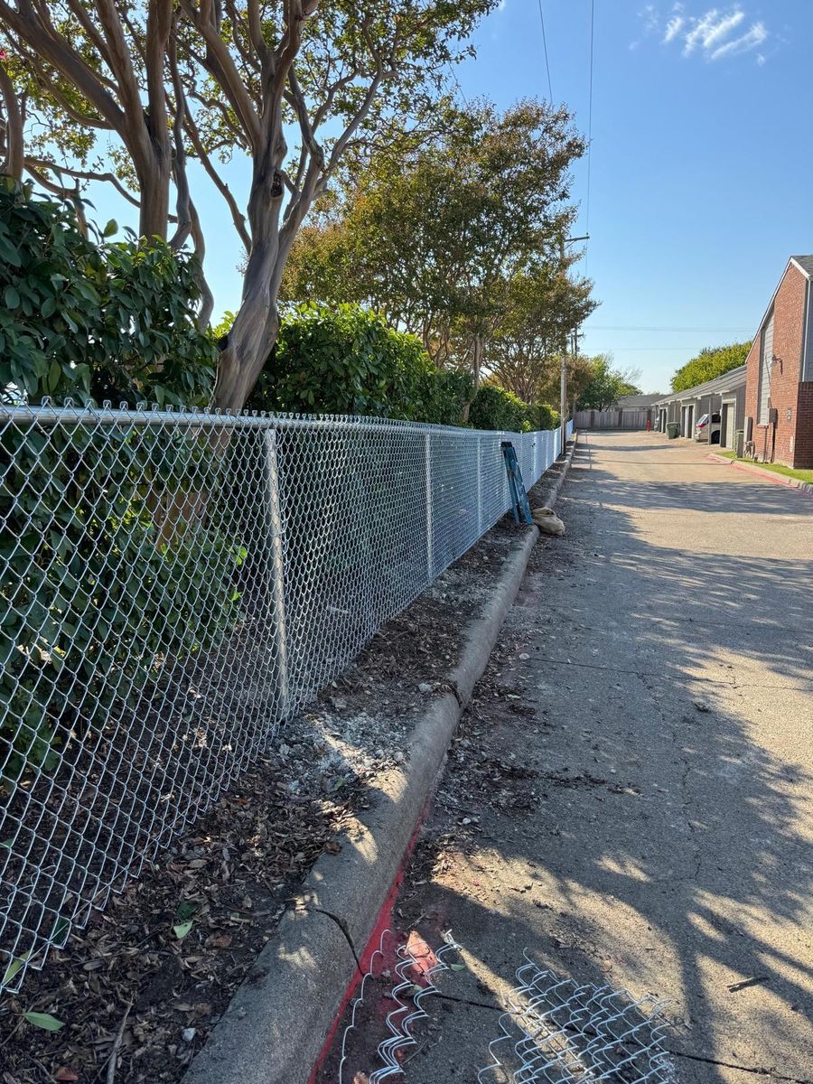 Commercial Fencing for A&O Texas Solutions in Arlington, TX