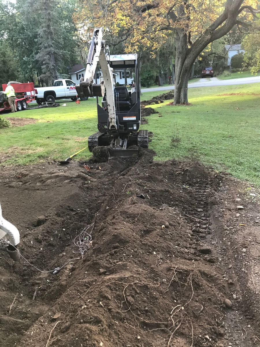 French Drains for A & A Lawn Care and OutDoor Services in Girard, PA