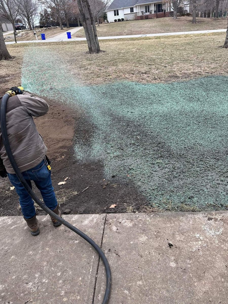 Hydroseeding for D&G Pro Cut LLC in Winston-Salem, NC