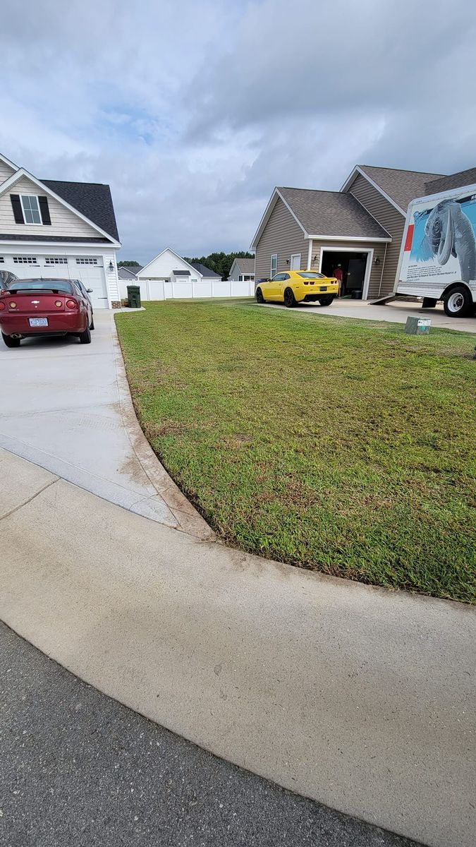 Sod Installation for Natures Accent in Wilson, NC