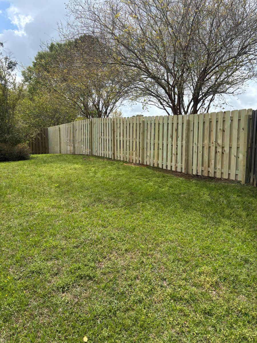 Fence Installation for Jaguar Fence in Mobile, AL