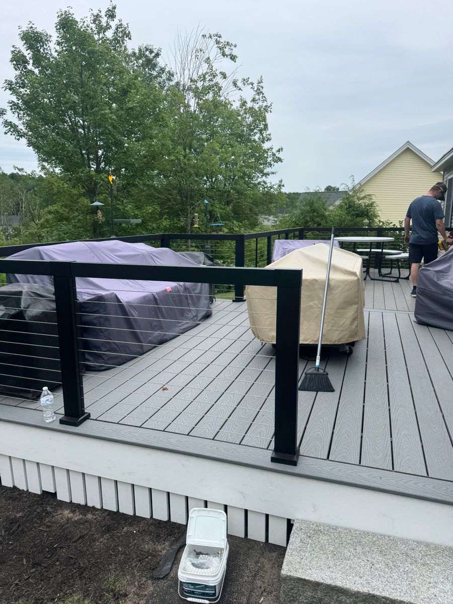 Deck & Patio Installation for Jetstream Construction in Gorham, ME