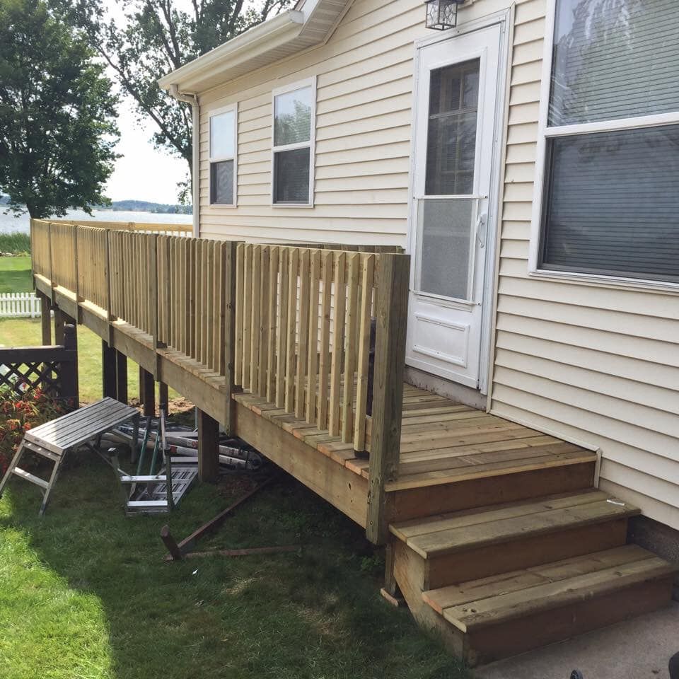 Deck & Patio Installation for Stewart’s Construction & Home Improvement in Muskegon County, MI