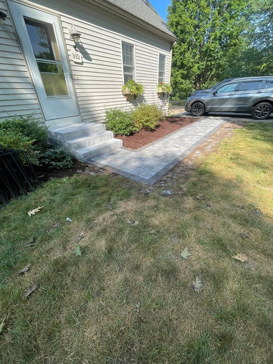 Mulch Installation for Z. Hastings Landscape Construction in Templeton, MA