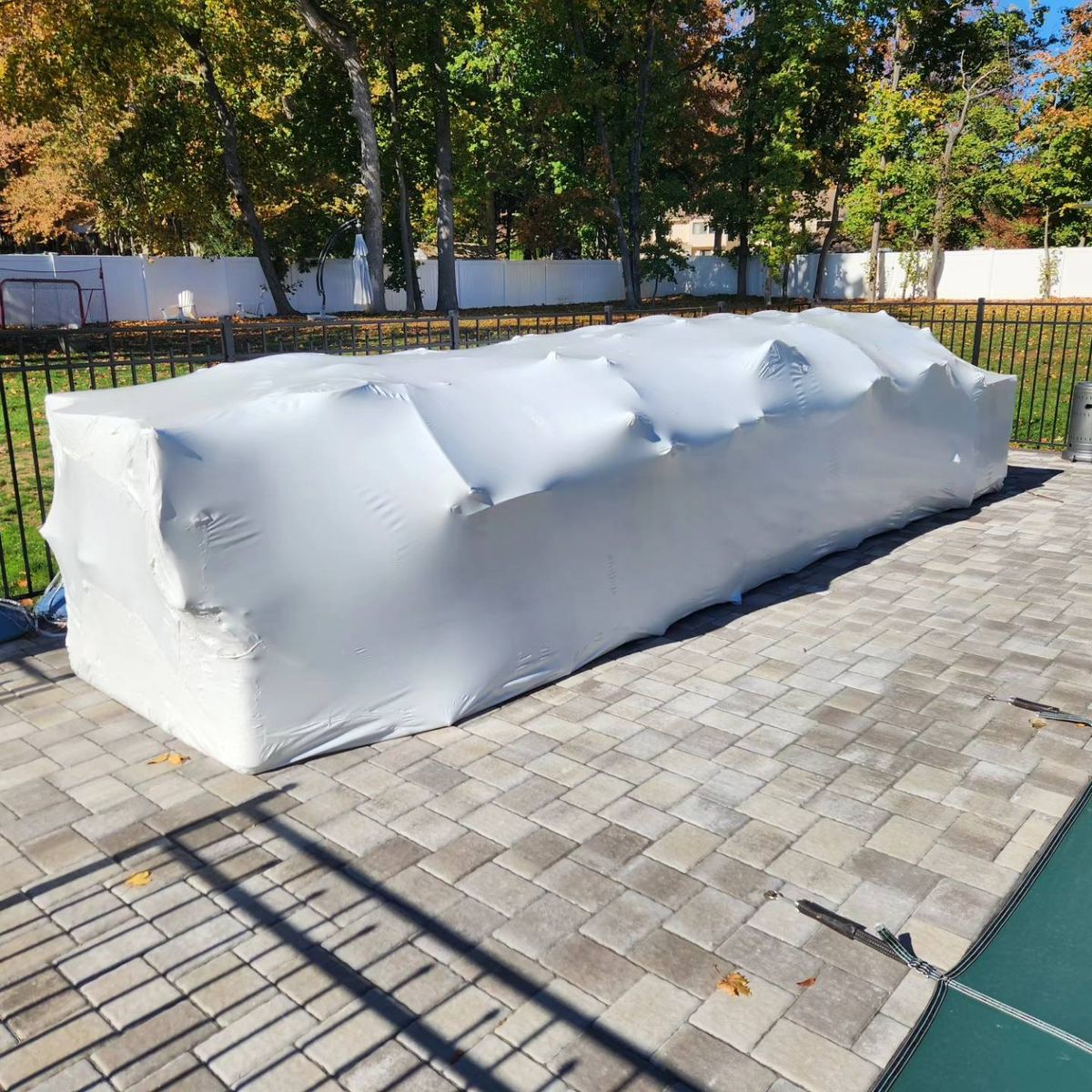 Deck & Patio Shrink Wrapping Services for GEM Pool Service in Long Island, NY