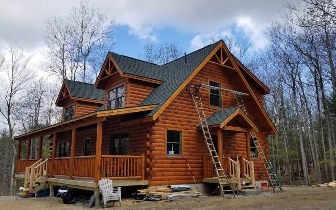 Custom Log Homes for McKenna General Contracting in Readfield, ME
