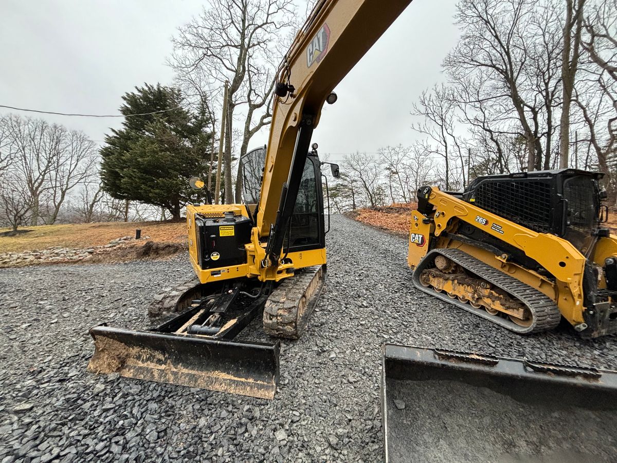 Grading for Schrock’s Land Management in Northern Virginia, Shenandoah Valley, VA