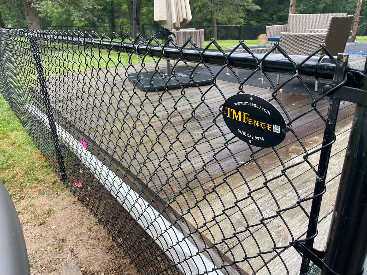 Chain Link Fencing for TMF Services in Lapeer County, MI