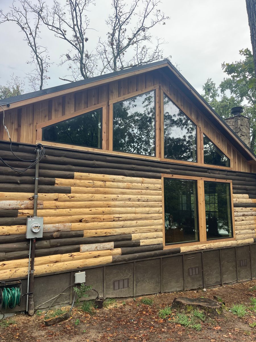 Log Replacement for Moss Construction in Longview, TX