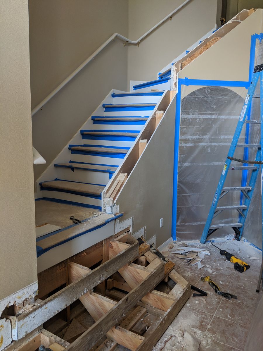 Wood Stairs for MJ'S TRIM INC. in Orlando, FL