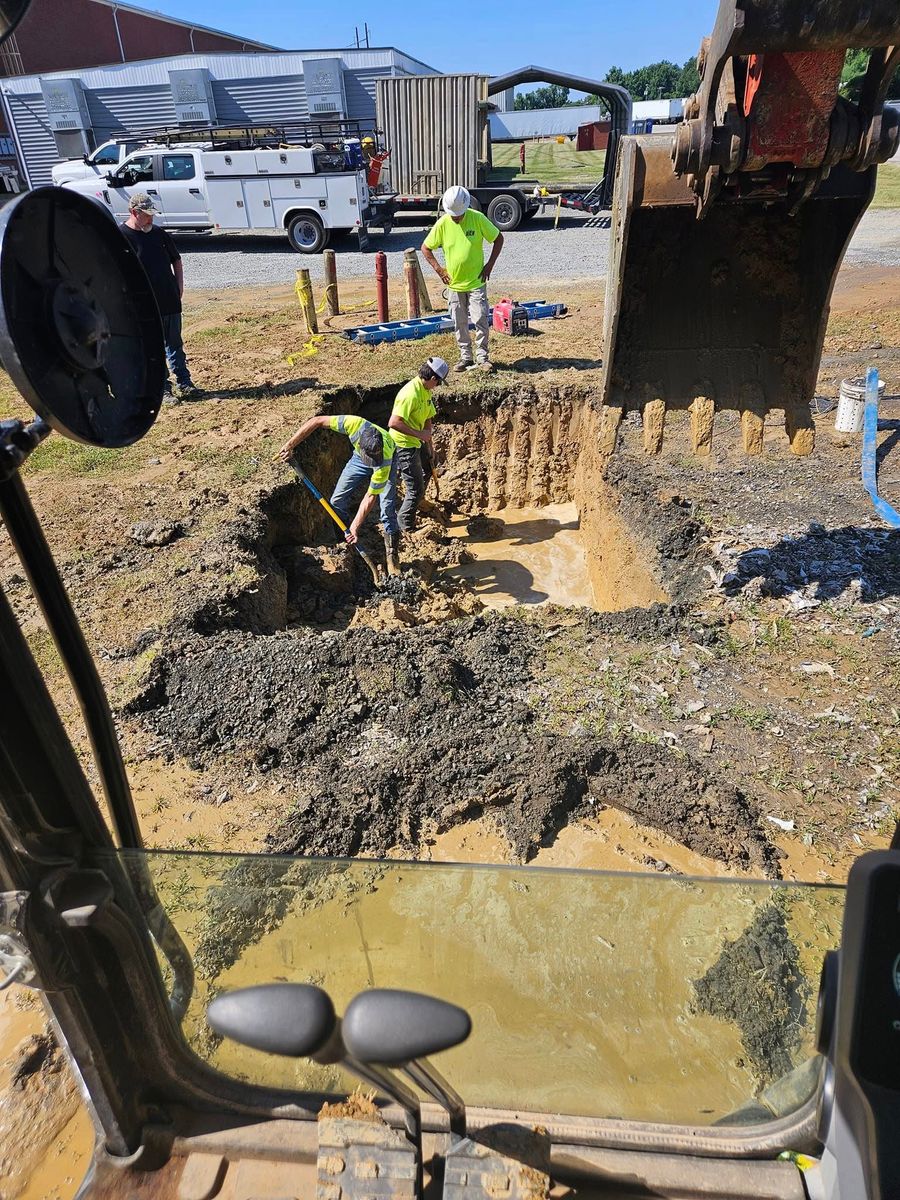 Foundation Digging for Swift Creek Construction in Chesterfield County, VA