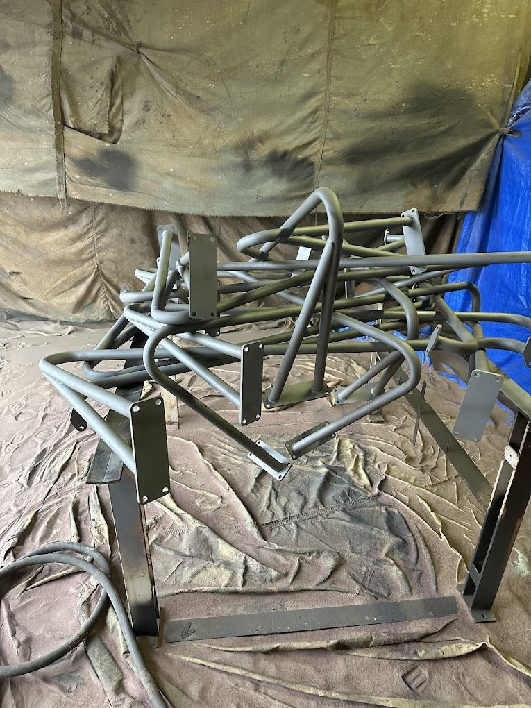 Spray Painting for Tesla Construction LLC in Akron, OH