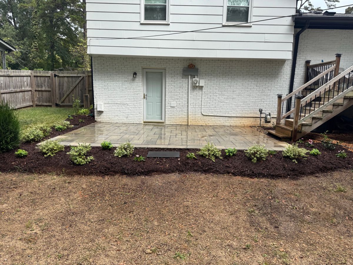 Landscape Installation for Upcycled Landscape and Design in Charlotte, NC