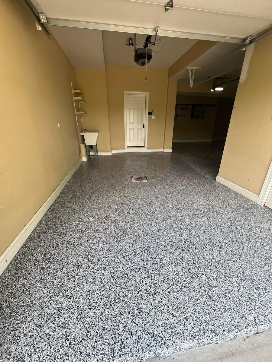 Epoxy Floor Coatings for Texas Curb N Borders in Houston, TX