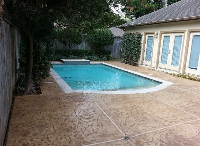 Pool Remodels for Texas Curb N Borders in Houston, TX