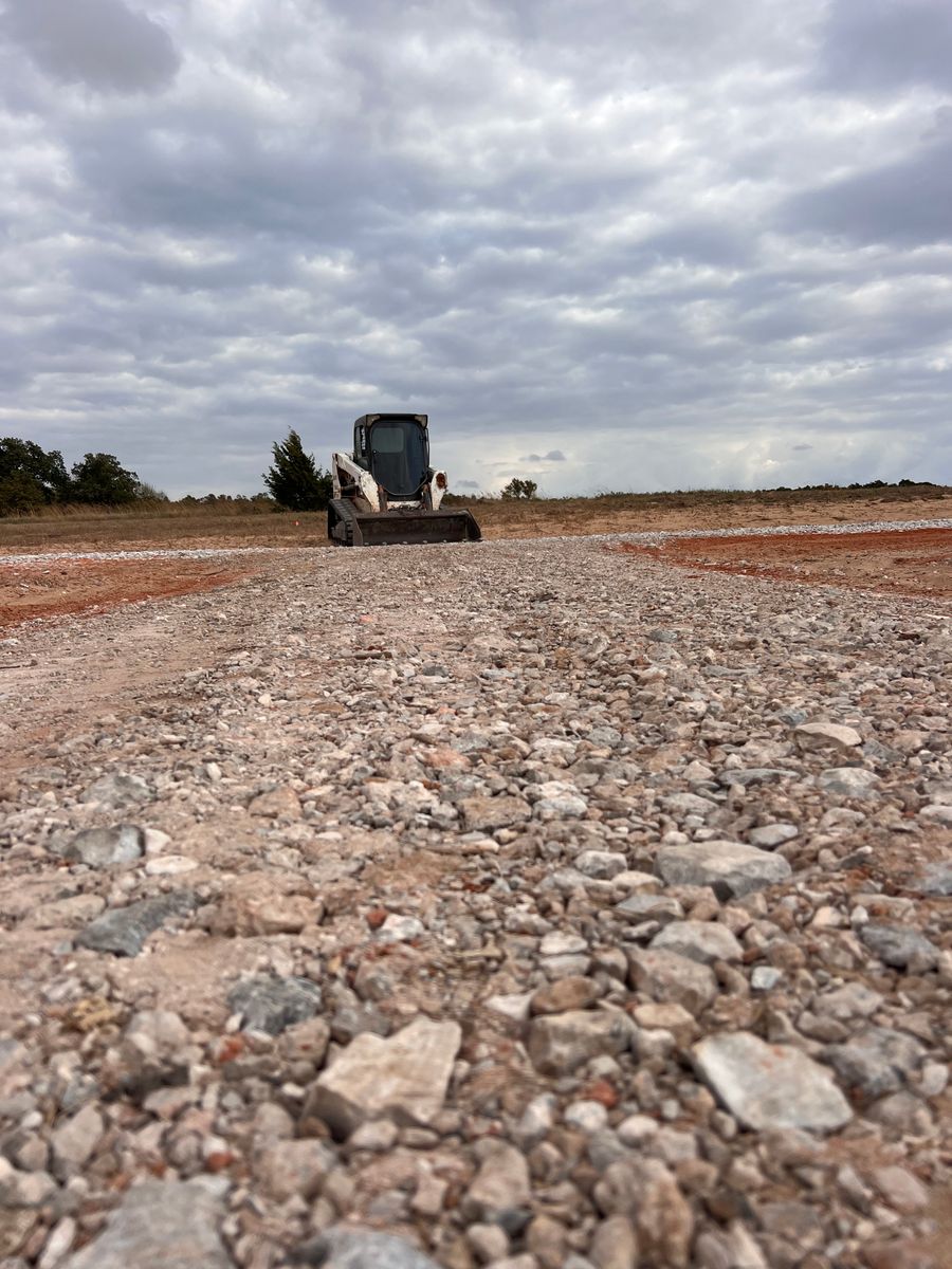 Skid Steer Work for 365 Excavation & Land Solutions in Oklahoma City, OK