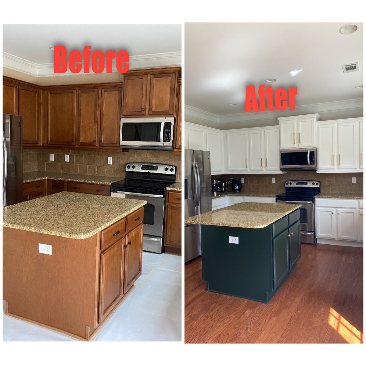 Kitchen Cabinets Refinishing for KorPro Painting LLC  & pressure washing services  in Spartanburg, SC