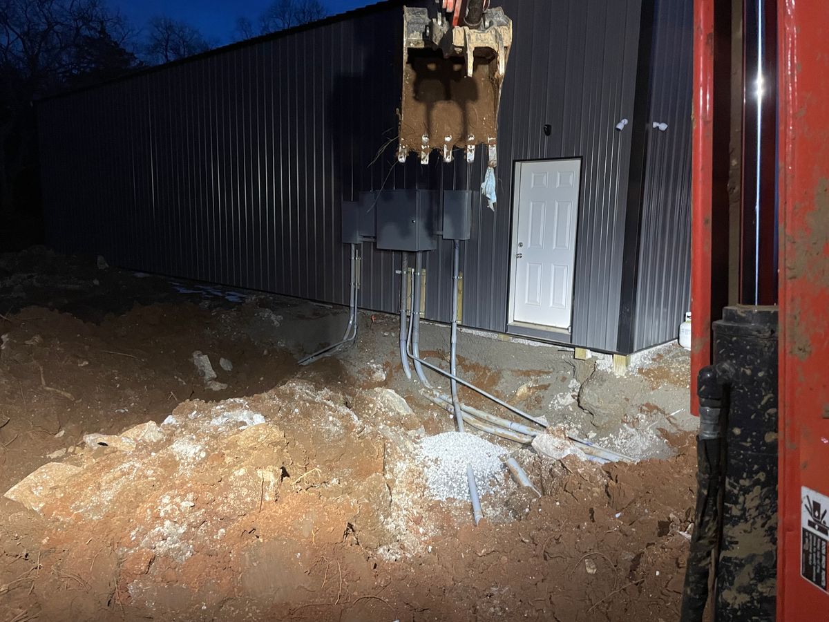 Underground Utilities for TrottCo Excavation in Shelbyville, TN
