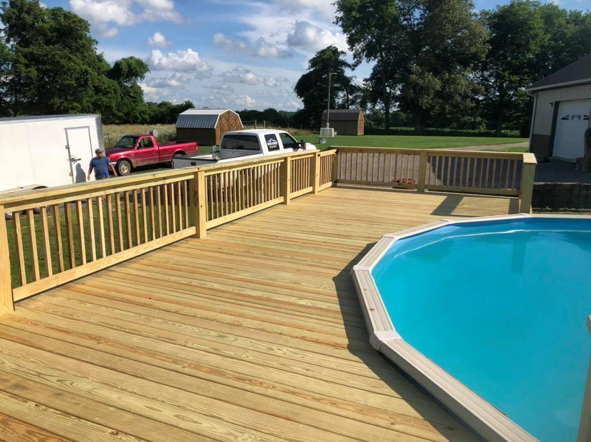 Deck & Patio Installation for Iron Ridge Builders in Bloomfield, MO