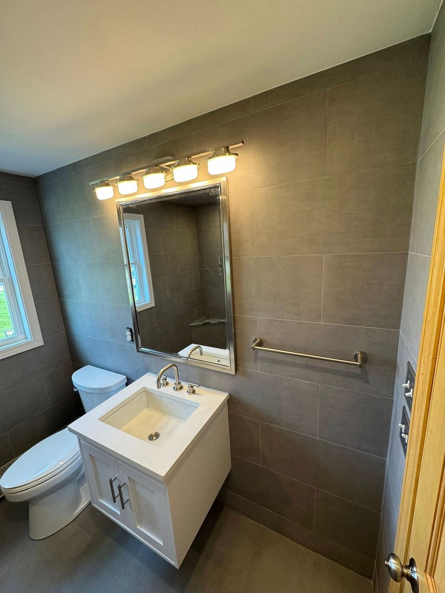 Bathroom Renovation for The Carpenter’s Touch in Pawtucket, RI
