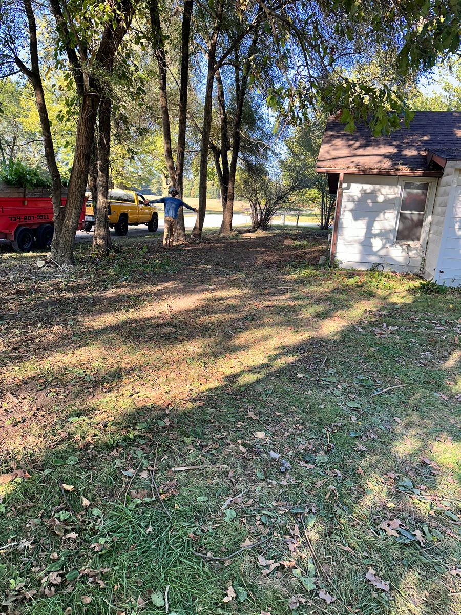 Fall Clean Up for Sargent's Lawn and Property Maintenance LLC in Lambertville, MI