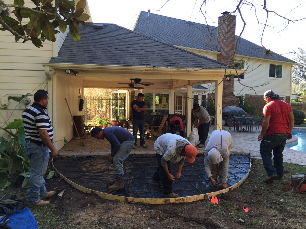 Pool Remodels for Texas Curb N Borders in Houston, TX
