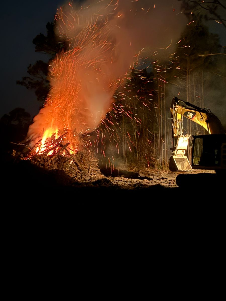 Land Clearing/Grading for Top Notch Landscape in Sneads Ferry, NC