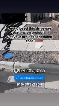 Concrete for JEC Enterprises Inc in El Paso, TX