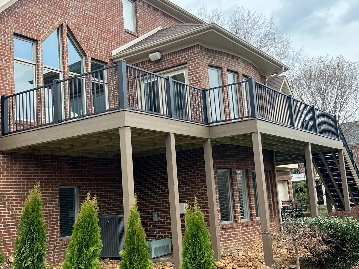 Composite Deck Installation for Deck Escapes and Outdoor Living  in Knoxville, TN