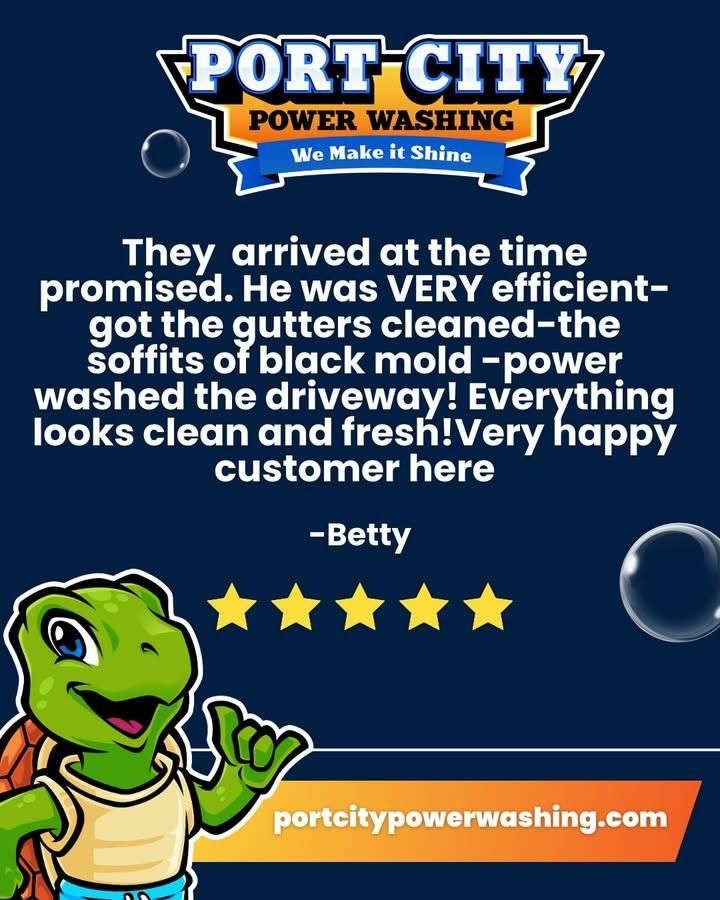 Driveway and Sidewalk Cleaning for Port City Power Washing in Wilmington, NC