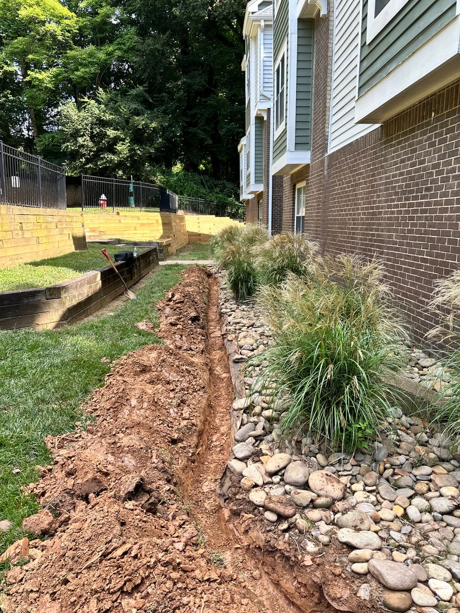 Trench Dig Outs for Vazquez Crawlspace Services LLC in Durham, NC