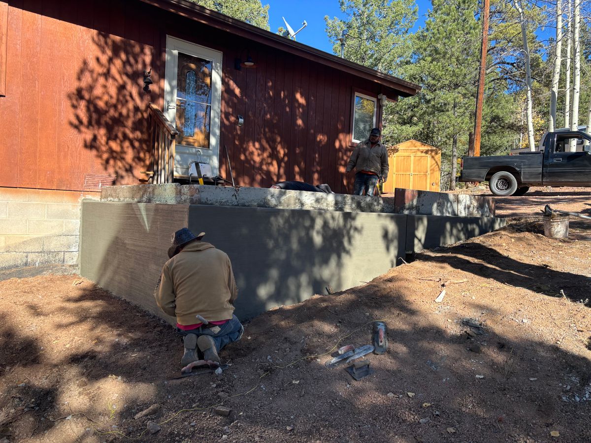 Foundation for Highland Concrete & Landscaping in Colorado Springs, CO