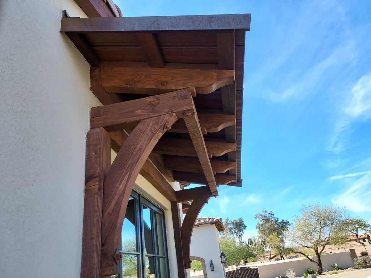 Custom Carpentry for S P Young Construction in Wickenburg, AZ