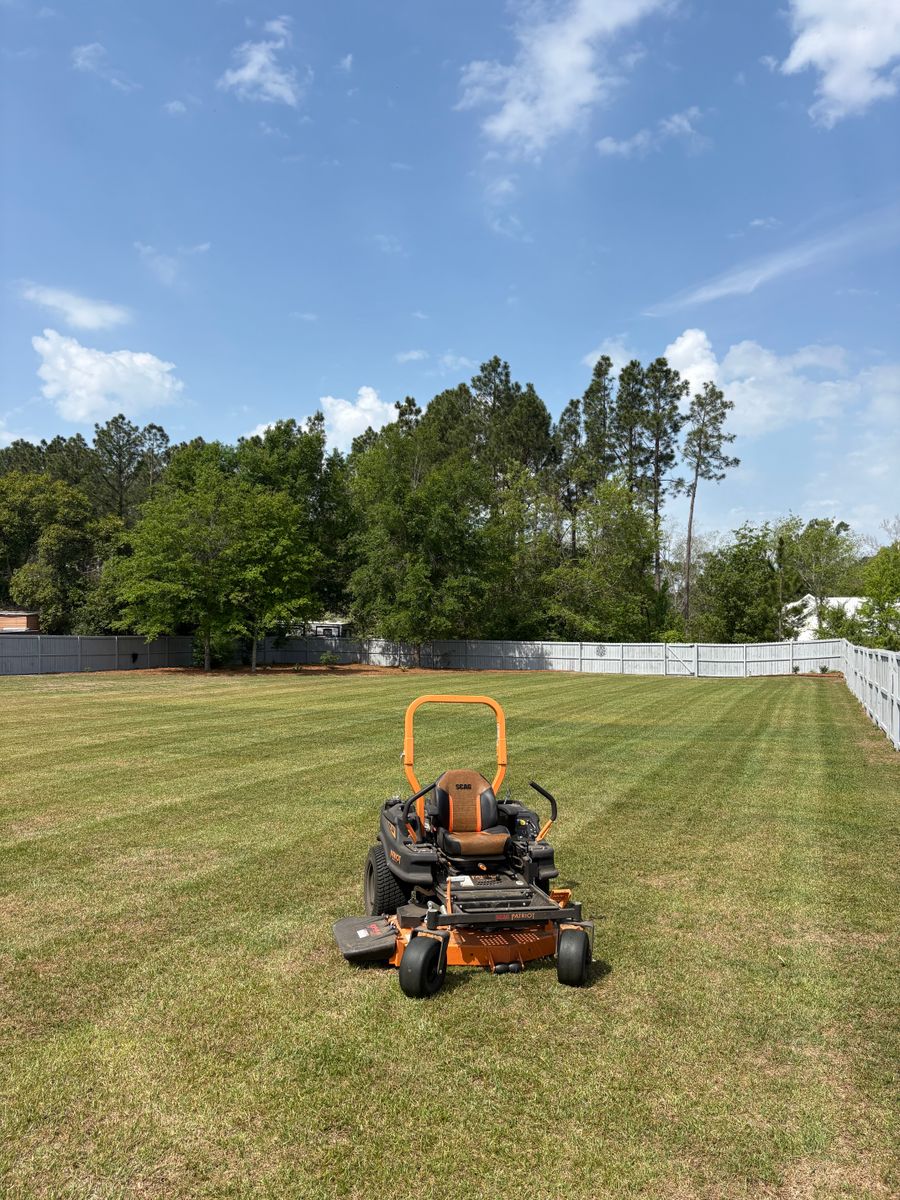 Lawn Maintenance for Scalco’s Land Services in Statesboro, GA