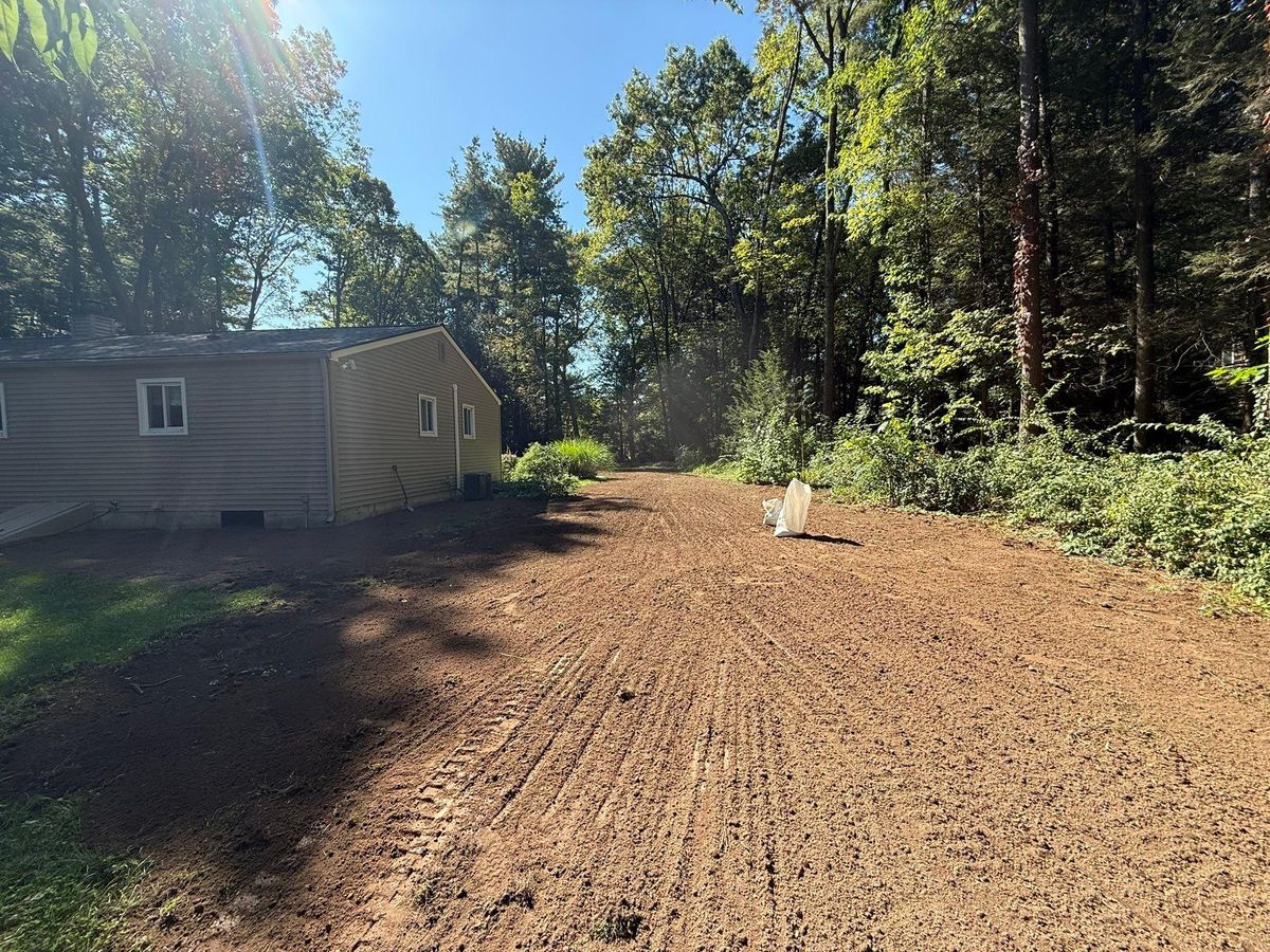 Land Clearing & Yard Expansion for Lennon Land Management in Suffield, CT