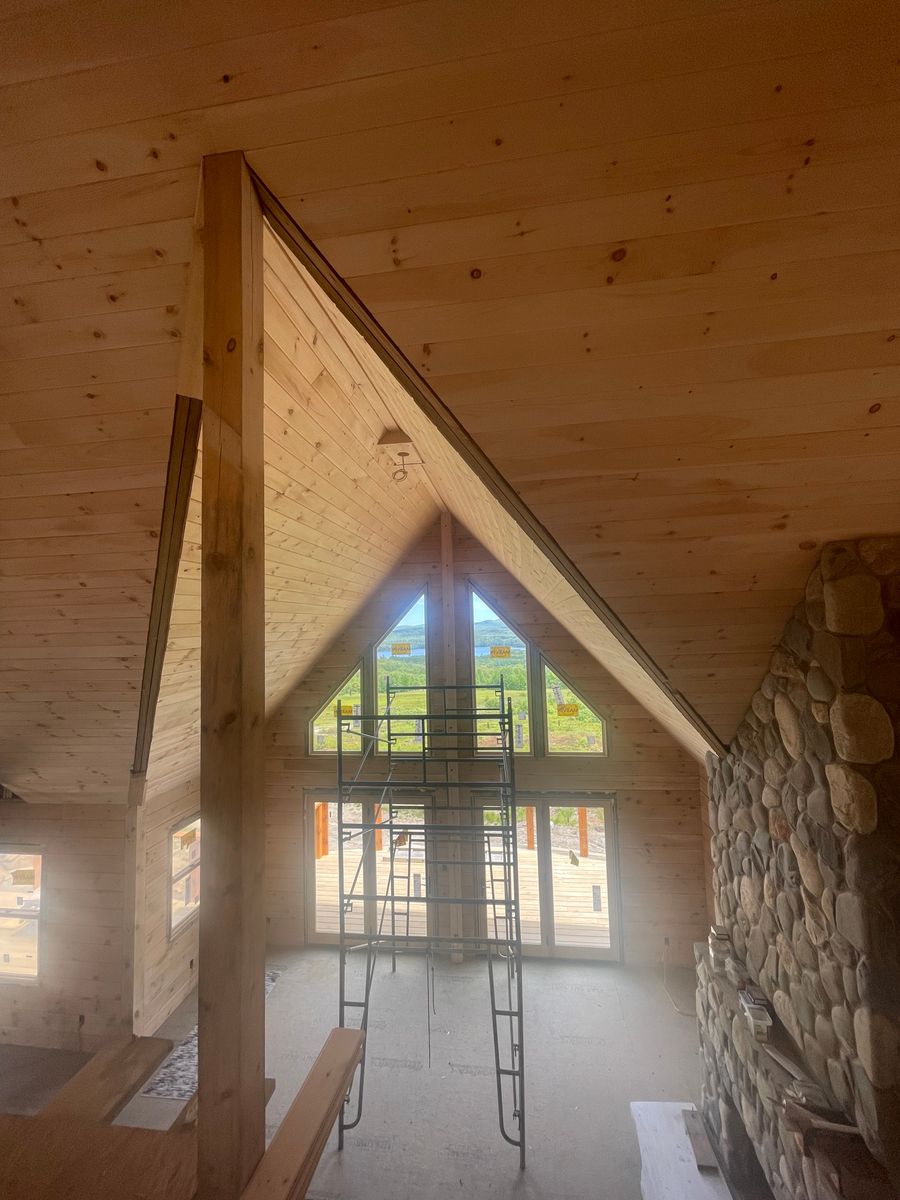 Custom Log Homes for McKenna General Contracting in Readfield, ME