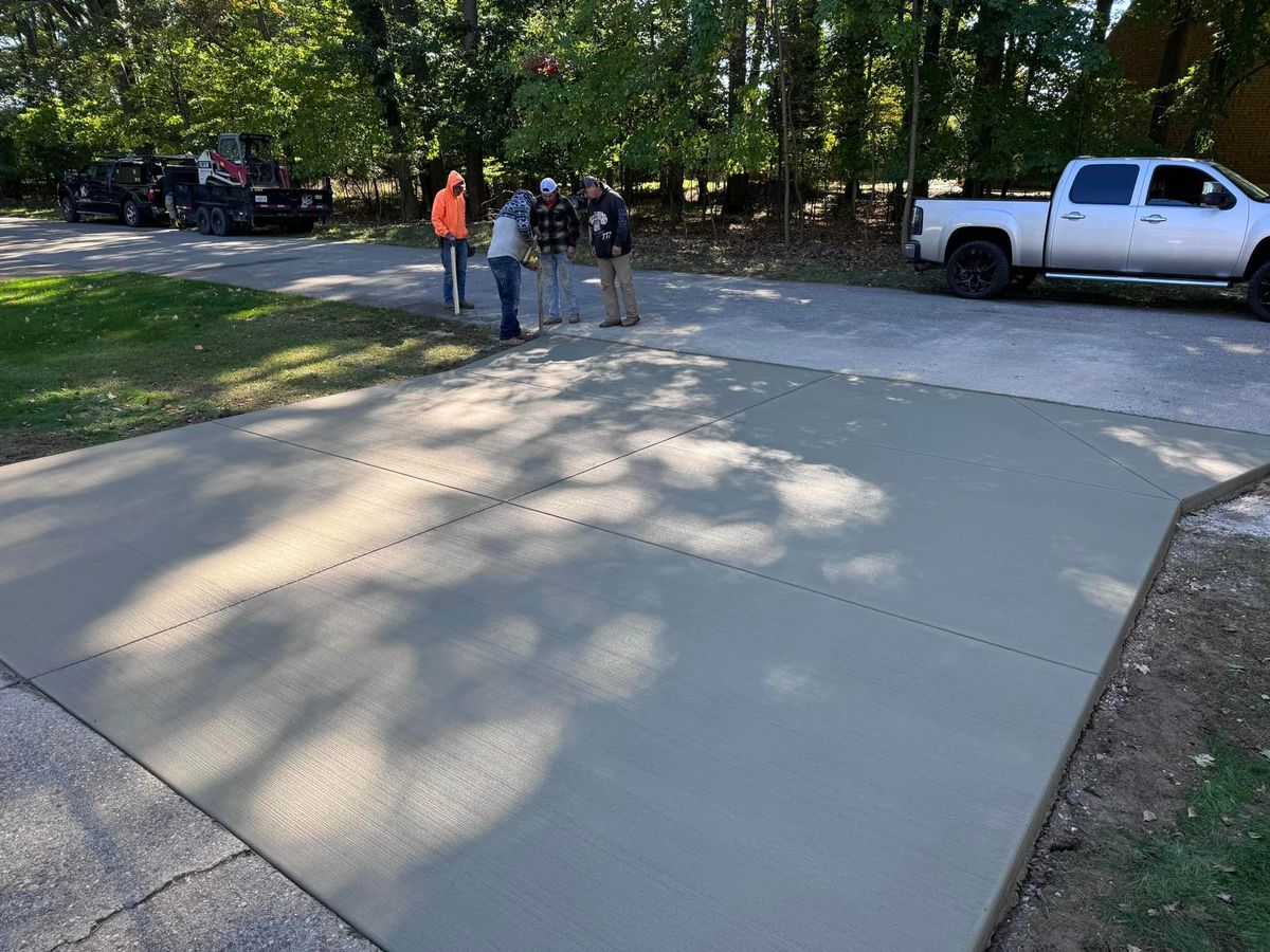 Concrete Slab Construction for J&C Concrete in Fruitport,  MI