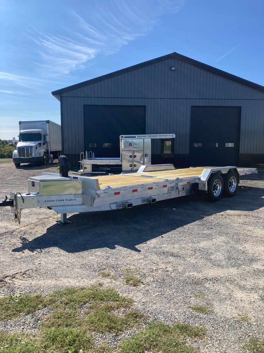 Custom Built Trailers for Cawley Creek Welding in Neillsville, WI