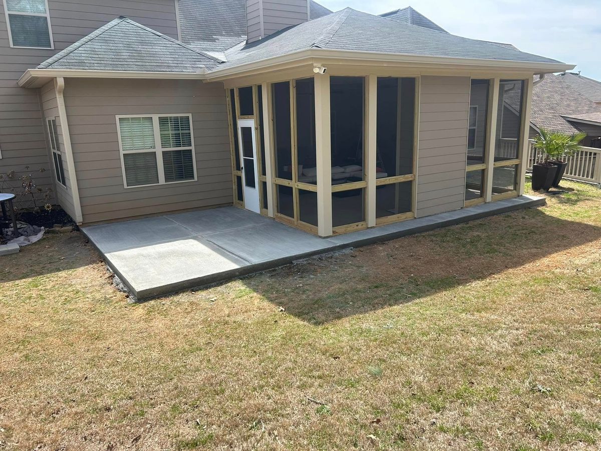 Concrete Slab Construction for Martinez Concrete Services in McDonough, GA