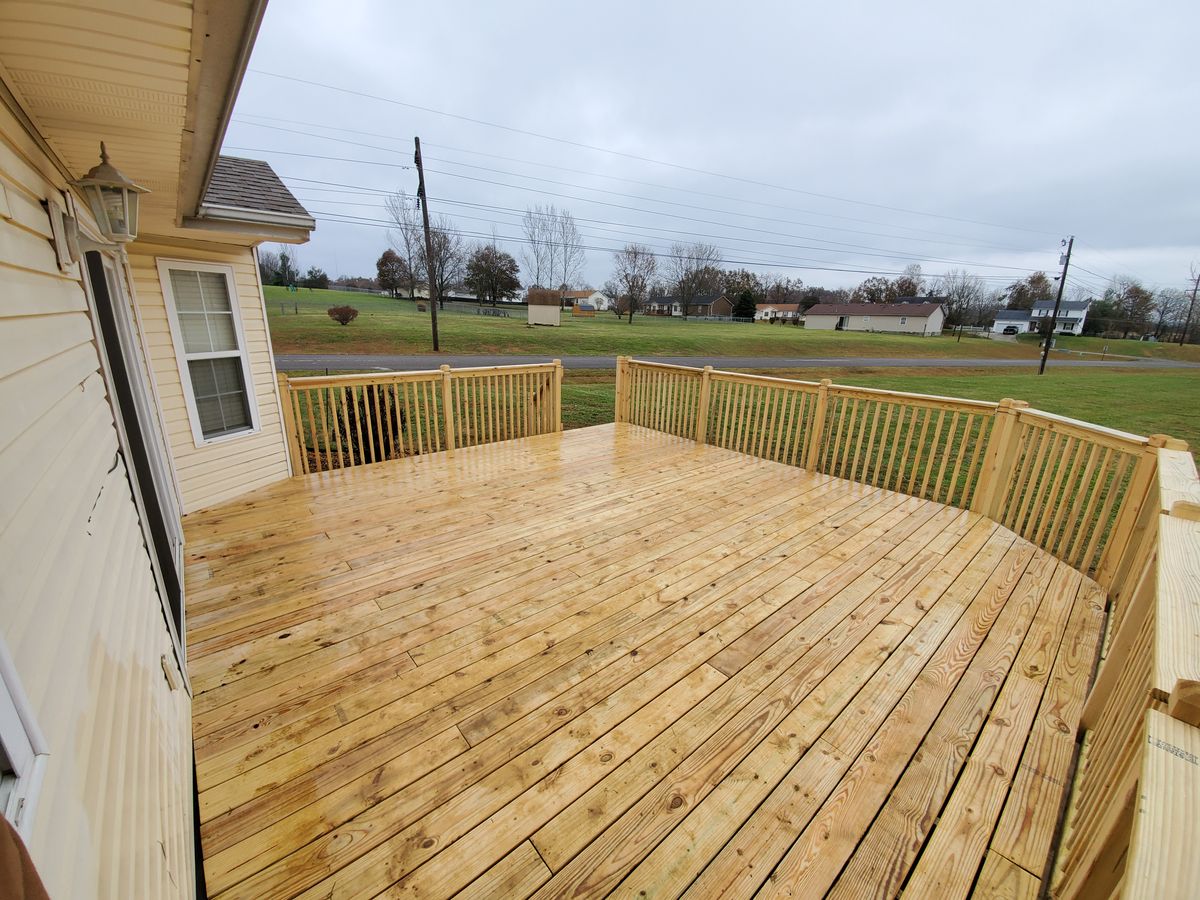 Deck & Patio Installation for MPR Contracting in Hudson, KY